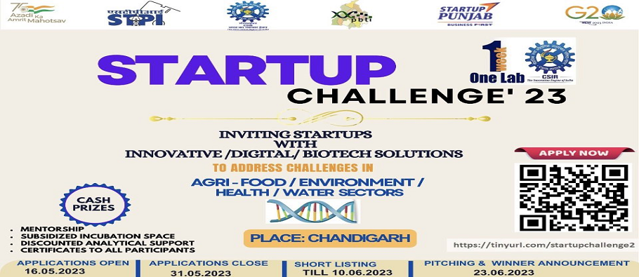 CSIR IMTECH Startup Challenge